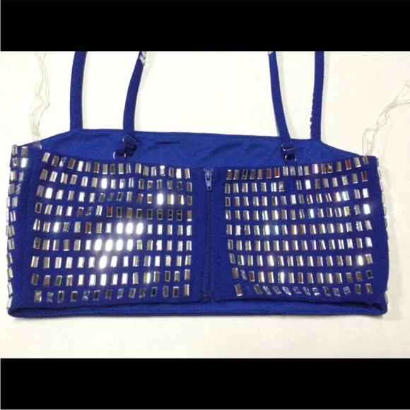 Windsor Rhinestone Crop Top - Picture 4 of 10